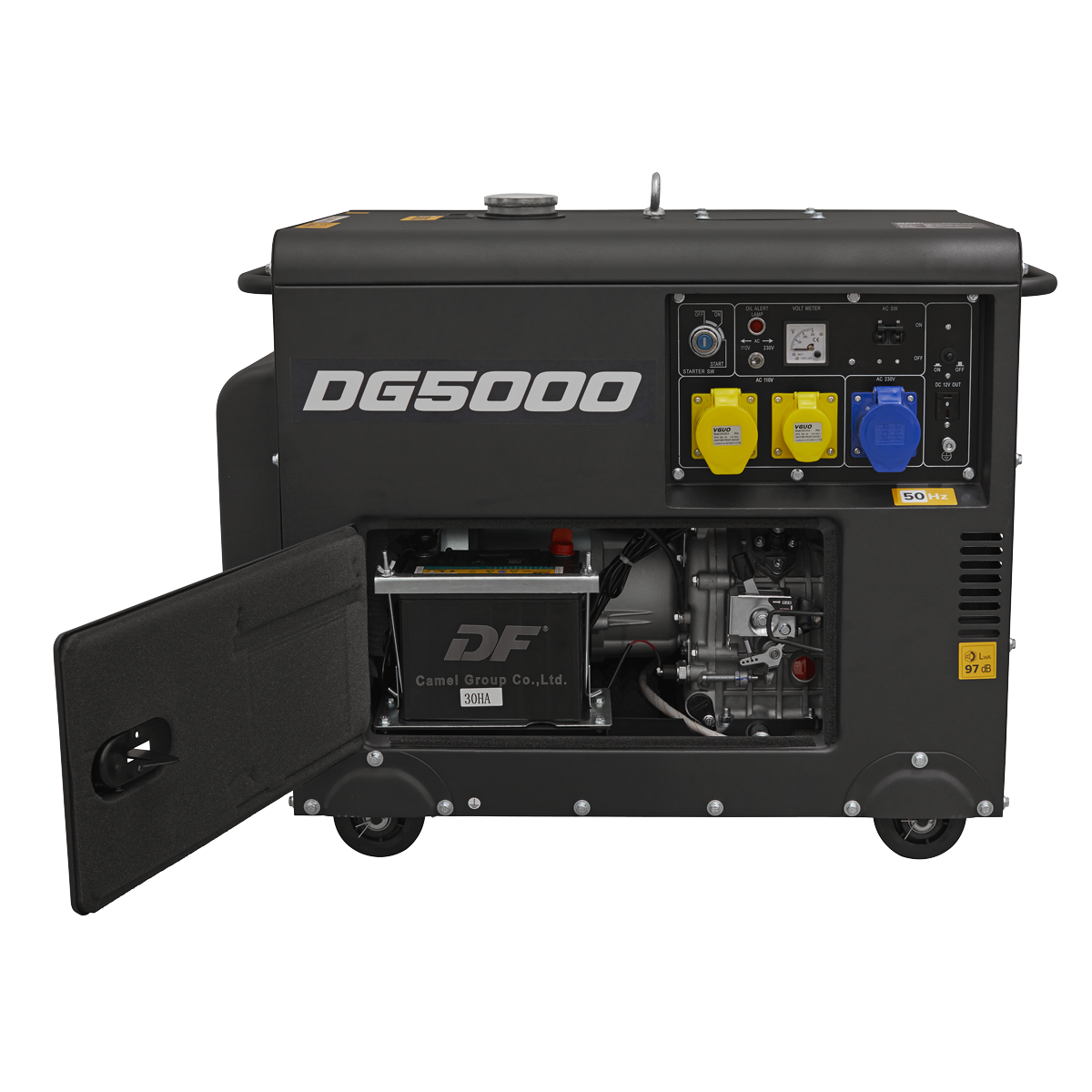 5000W Generator 4-Stroke Engine 110/230V