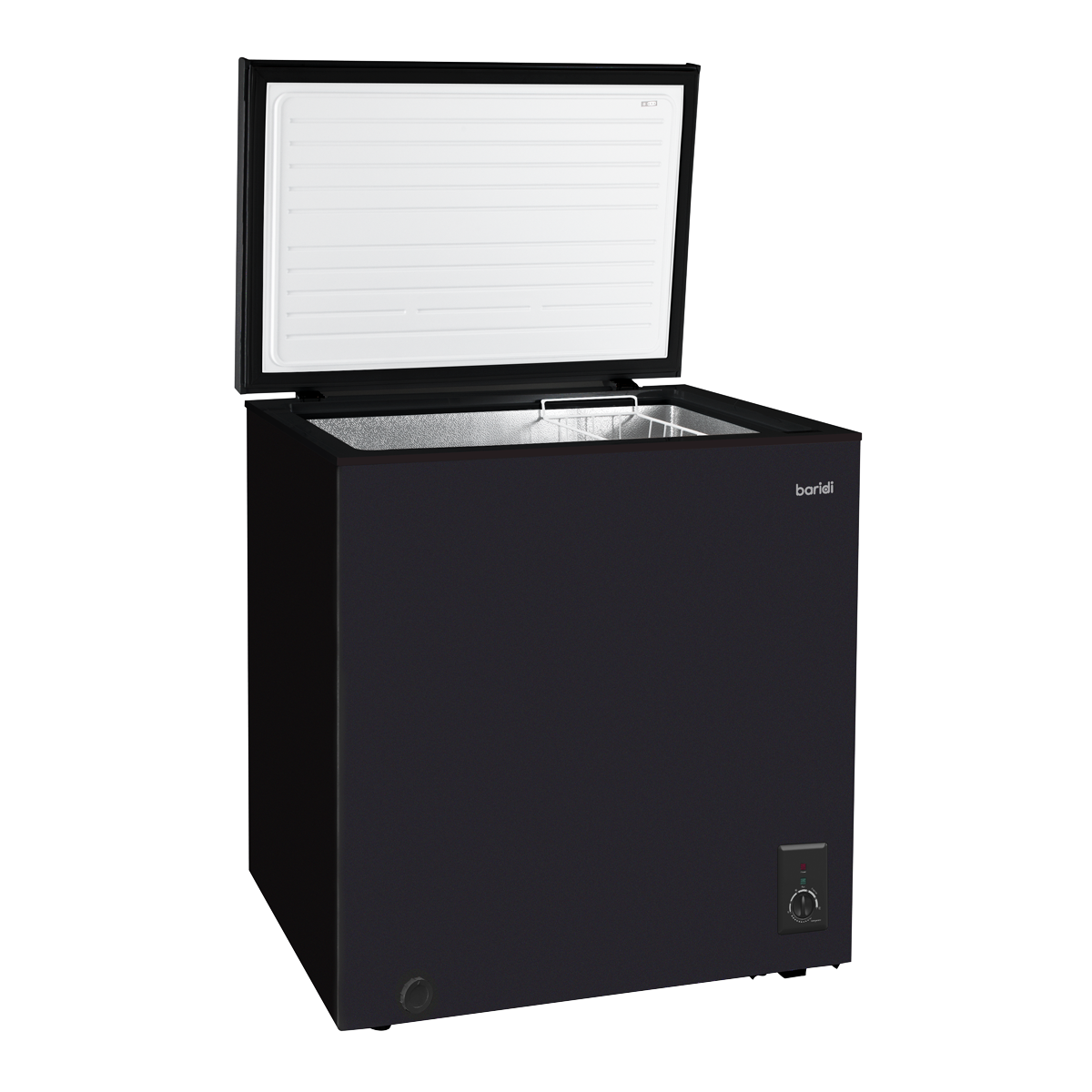 Baridi Freestanding Chest Freezer 99L Capacity - Black