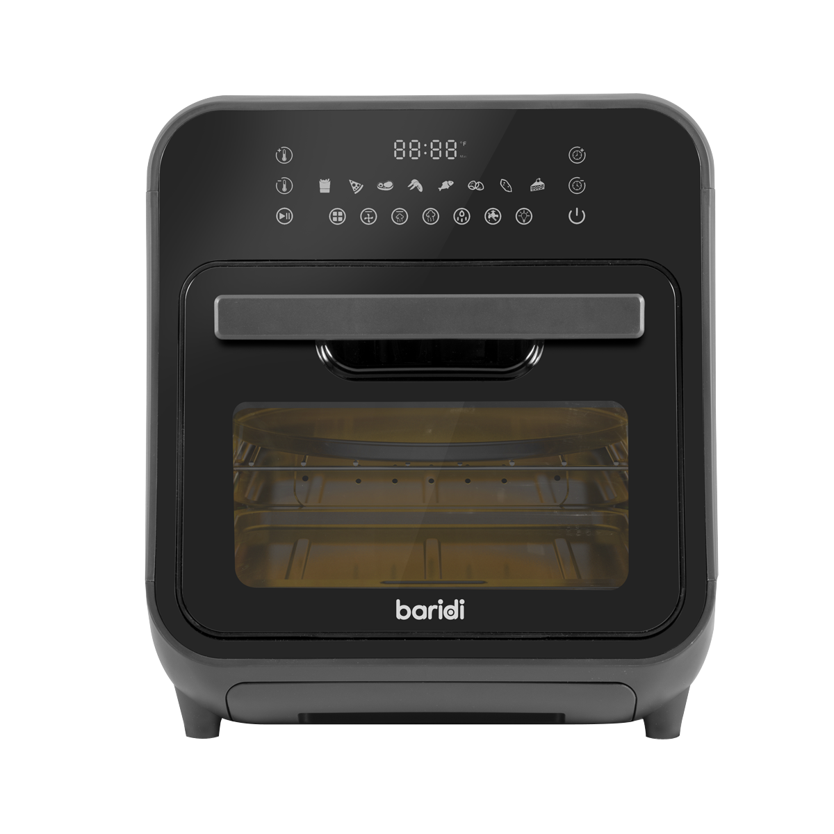Baridi Steam Air Fryer Oven 15L Capacity