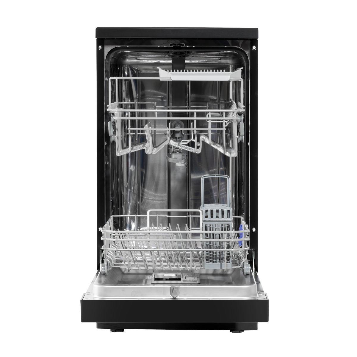Baridi Slimline Freestanding Dishwasher 45cm Wide 10 Place Settings - Black