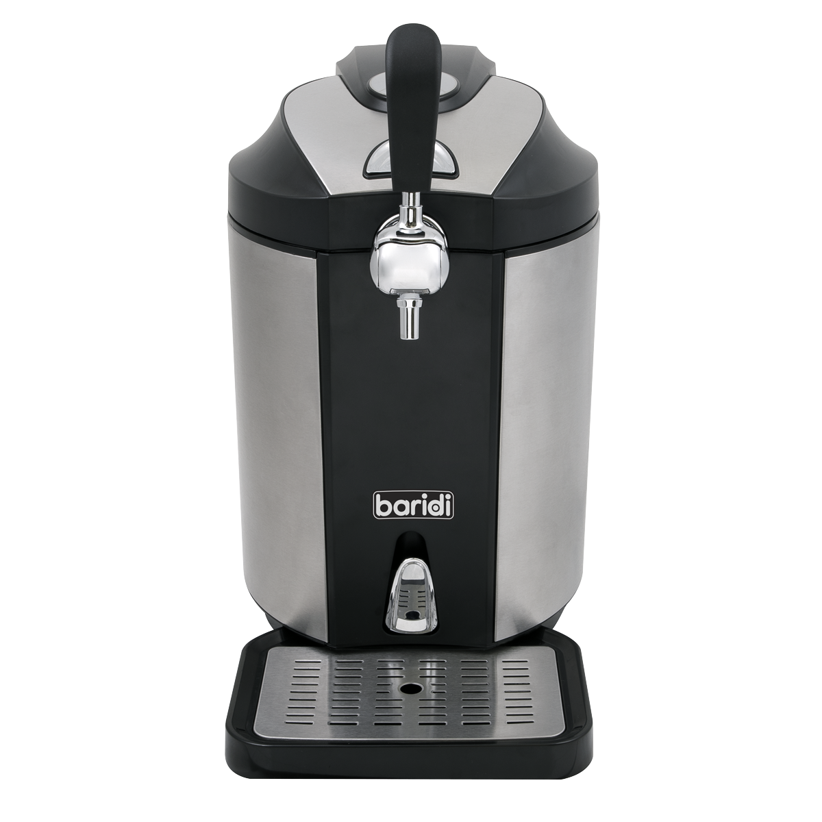Baridi Mini Keg Draft Beer Dispenser Tap with Integrated Cooling 5L Capacity