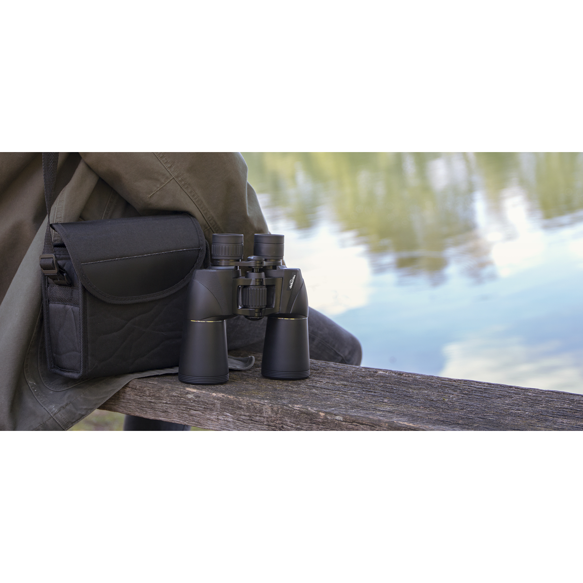 Dellonda Porro Prism BAK4 Binoculars with Case & Lens Caps 10x50mm