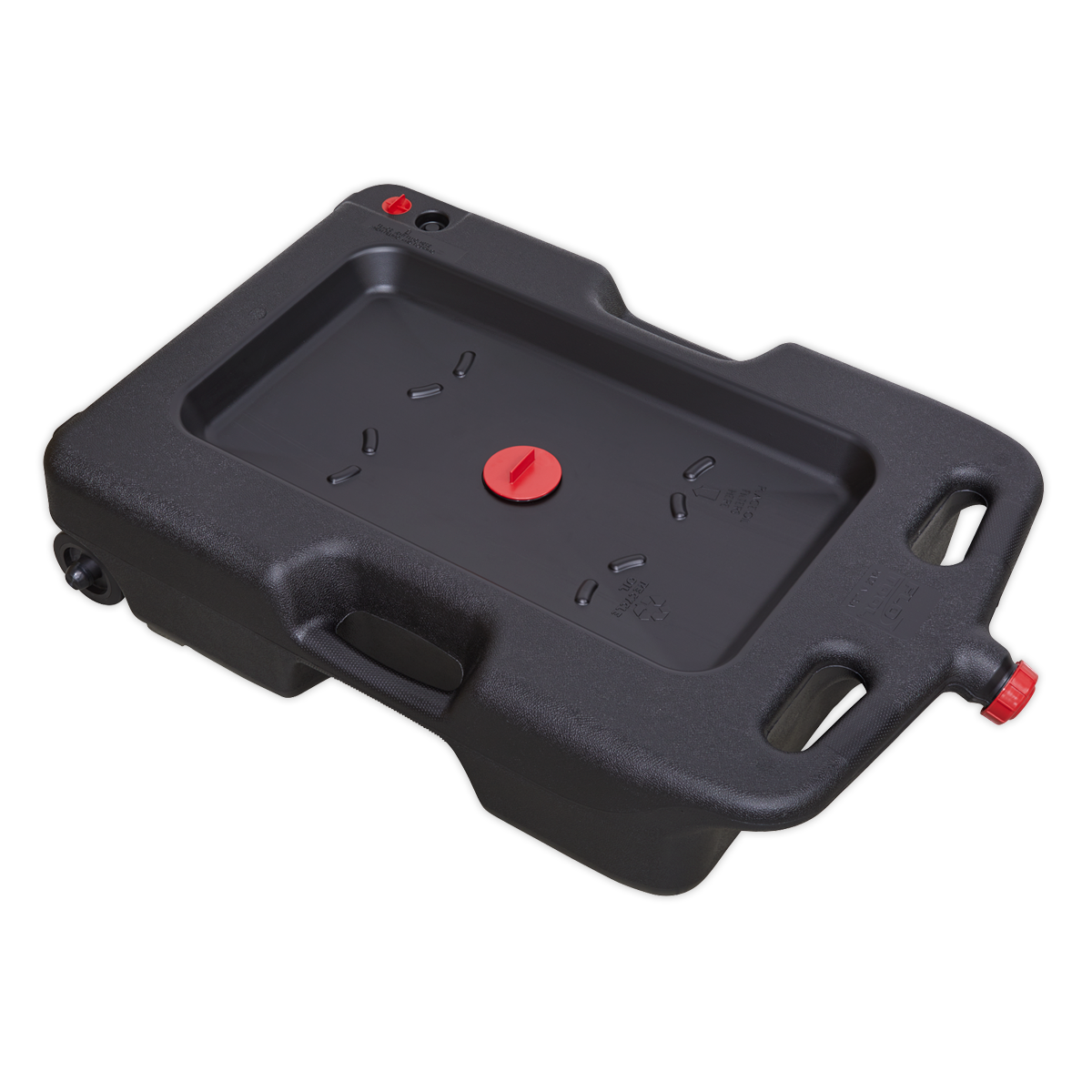 Oil/Fluid Drain & Recycling Container with Wheels 54L