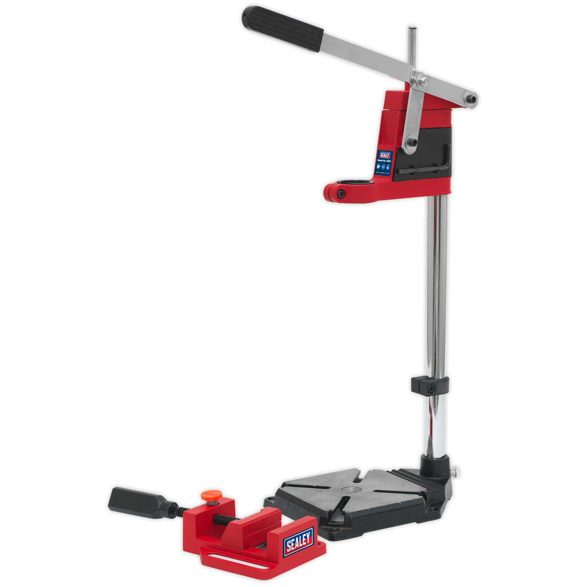Drill Stand with Cast Iron Base 500mm & Vice 65mm