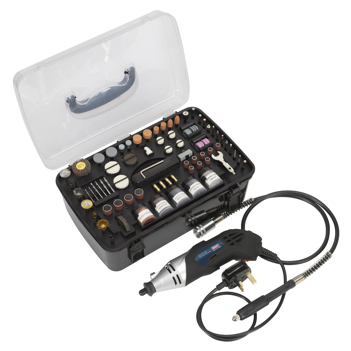 Multipurpose Rotary Tool & Engraver Kit 230V 219pc