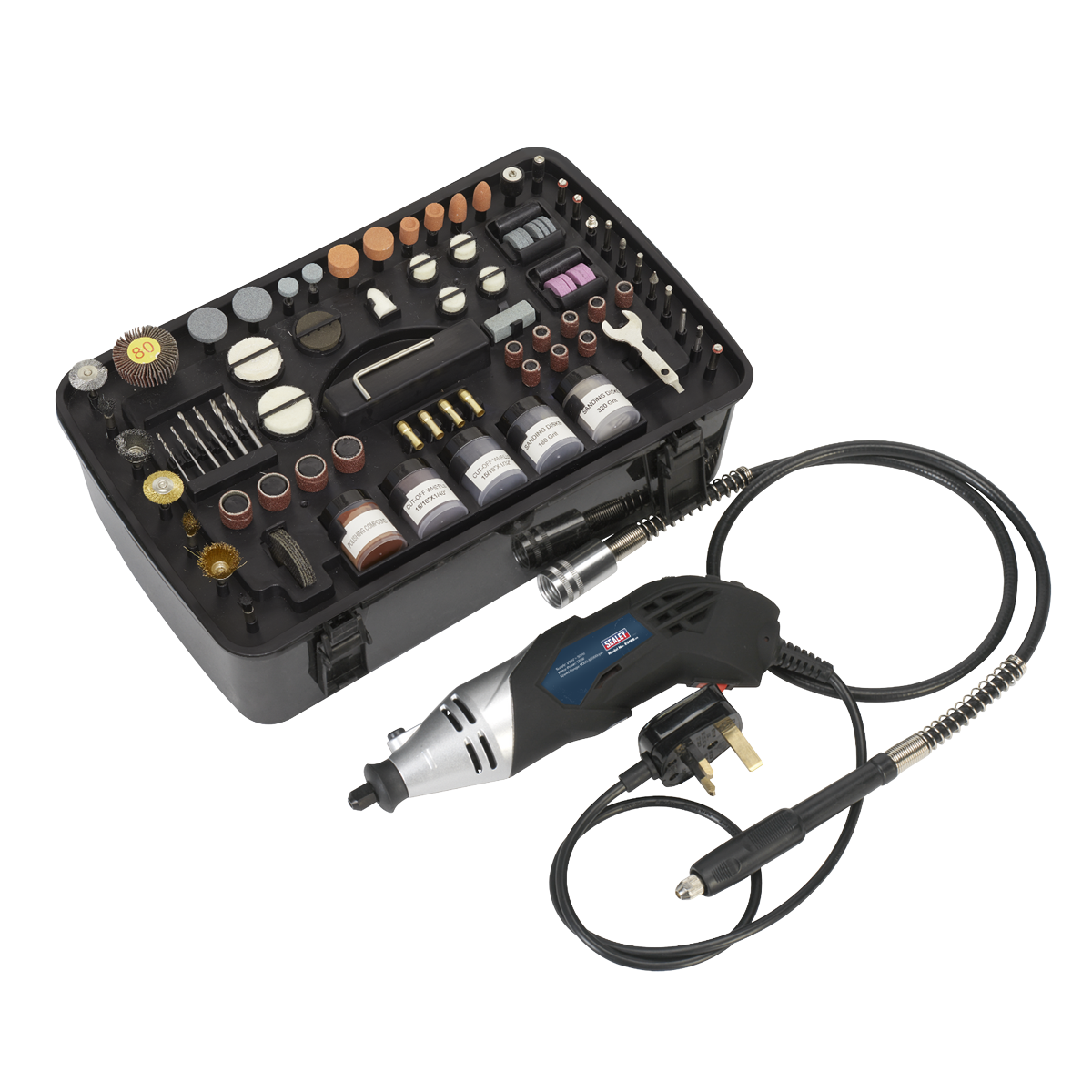 Multipurpose Rotary Tool & Engraver Kit 230V 219pc