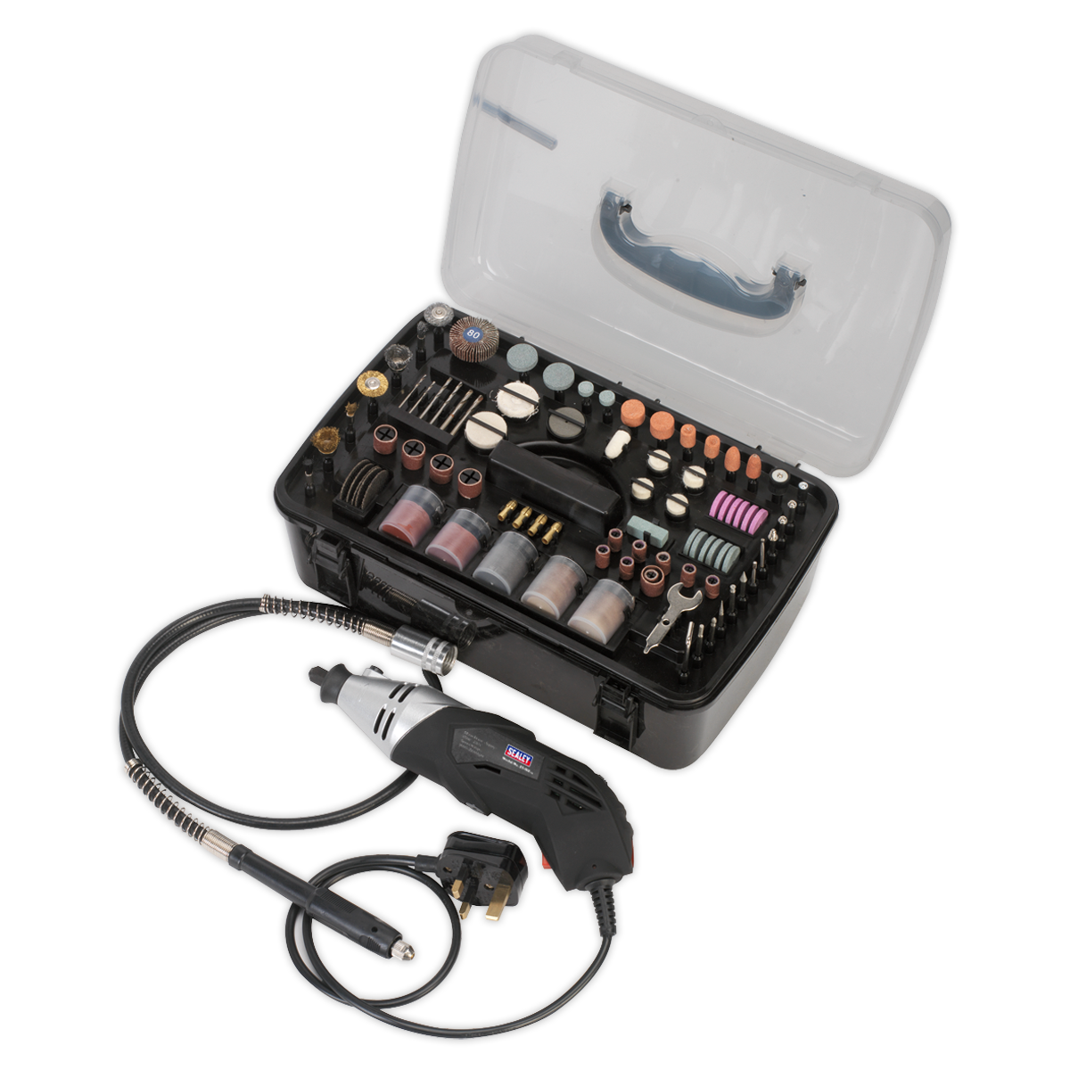 Multipurpose Rotary Tool & Engraver Kit 230V 219pc
