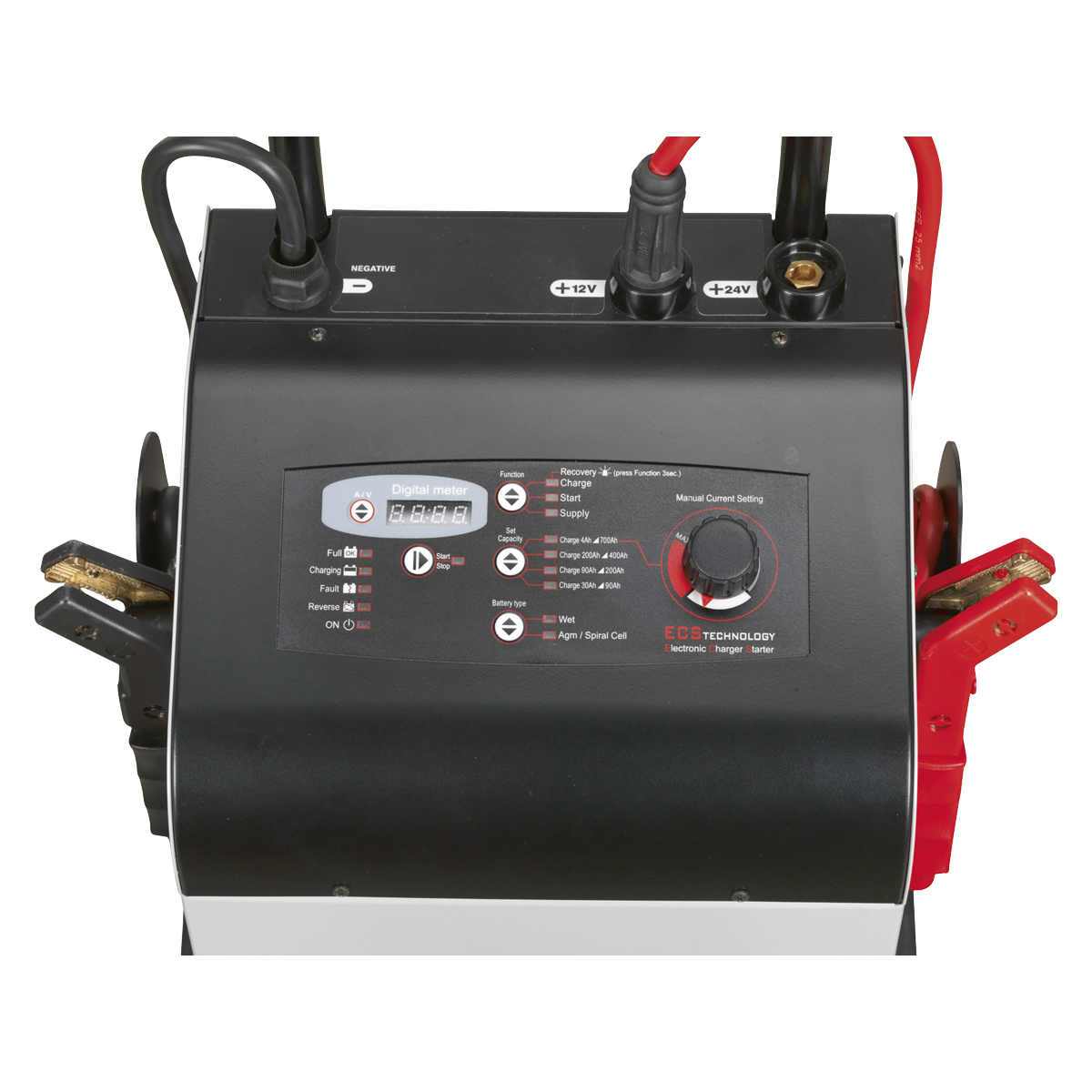 12/24V Electronic Charger Maintainer/Starter 100/650A