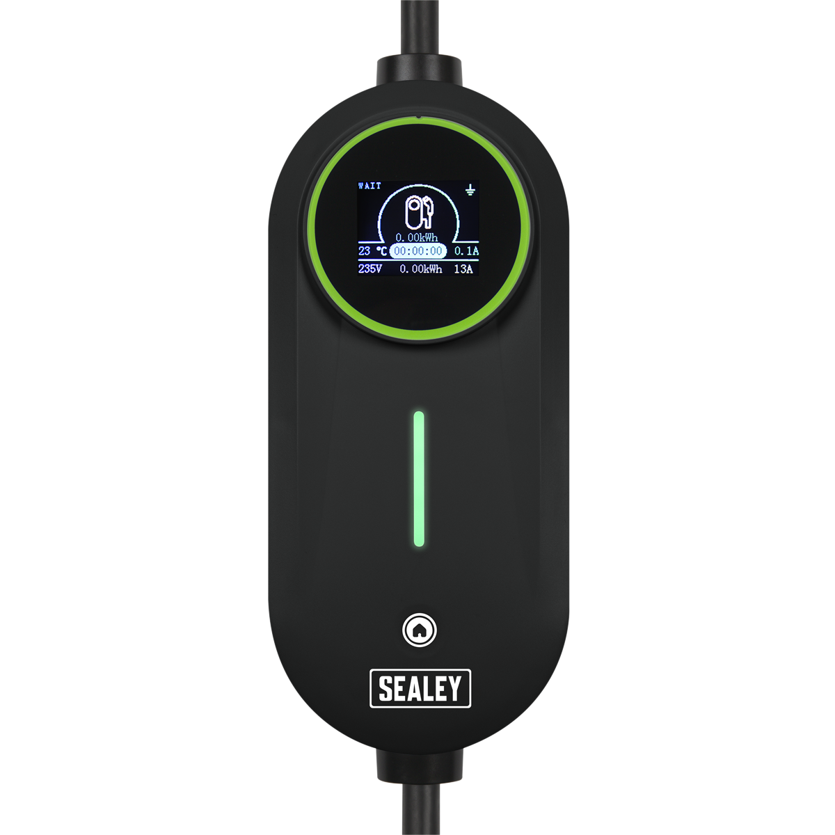 Adjustable (3.5kW) Type 2 to UK 3-Pin Plug Portable EV Charger - 5m Cable