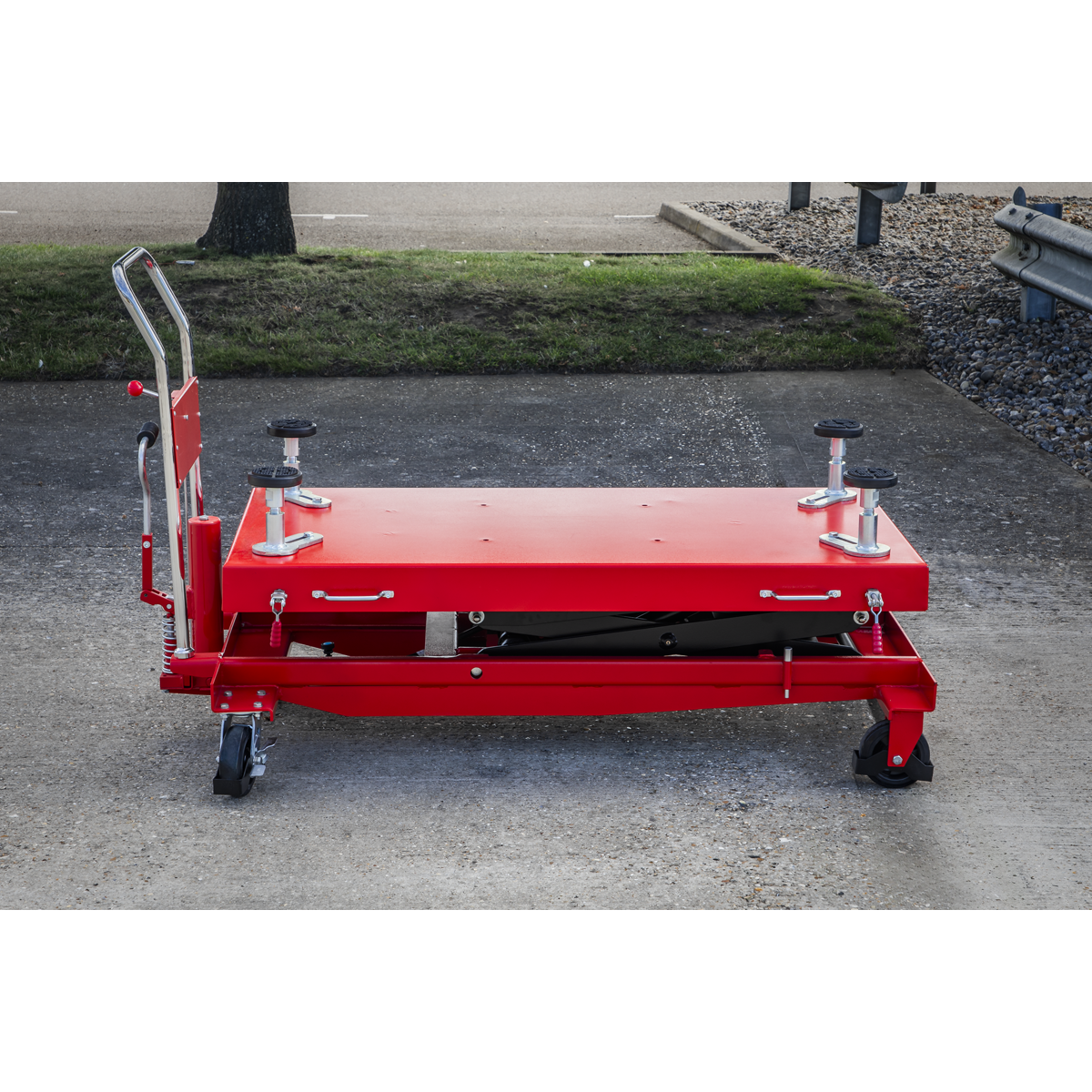 High Lift EV Battery Lift/Hydraulic Platform Truck 1000kg Capacity