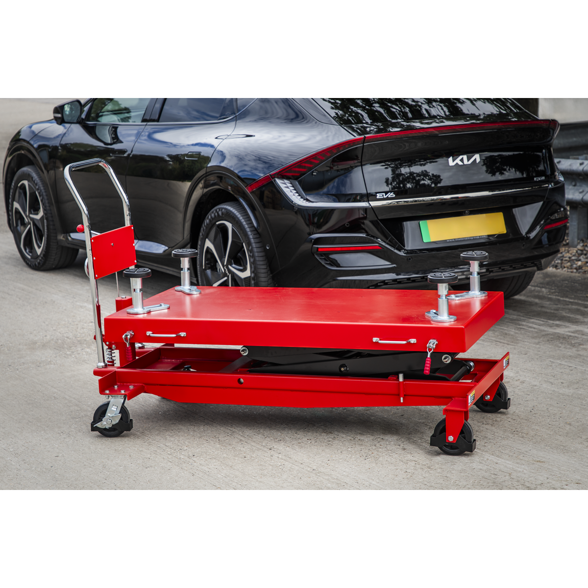 High Lift EV Battery Lift/Hydraulic Platform Truck 1000kg Capacity