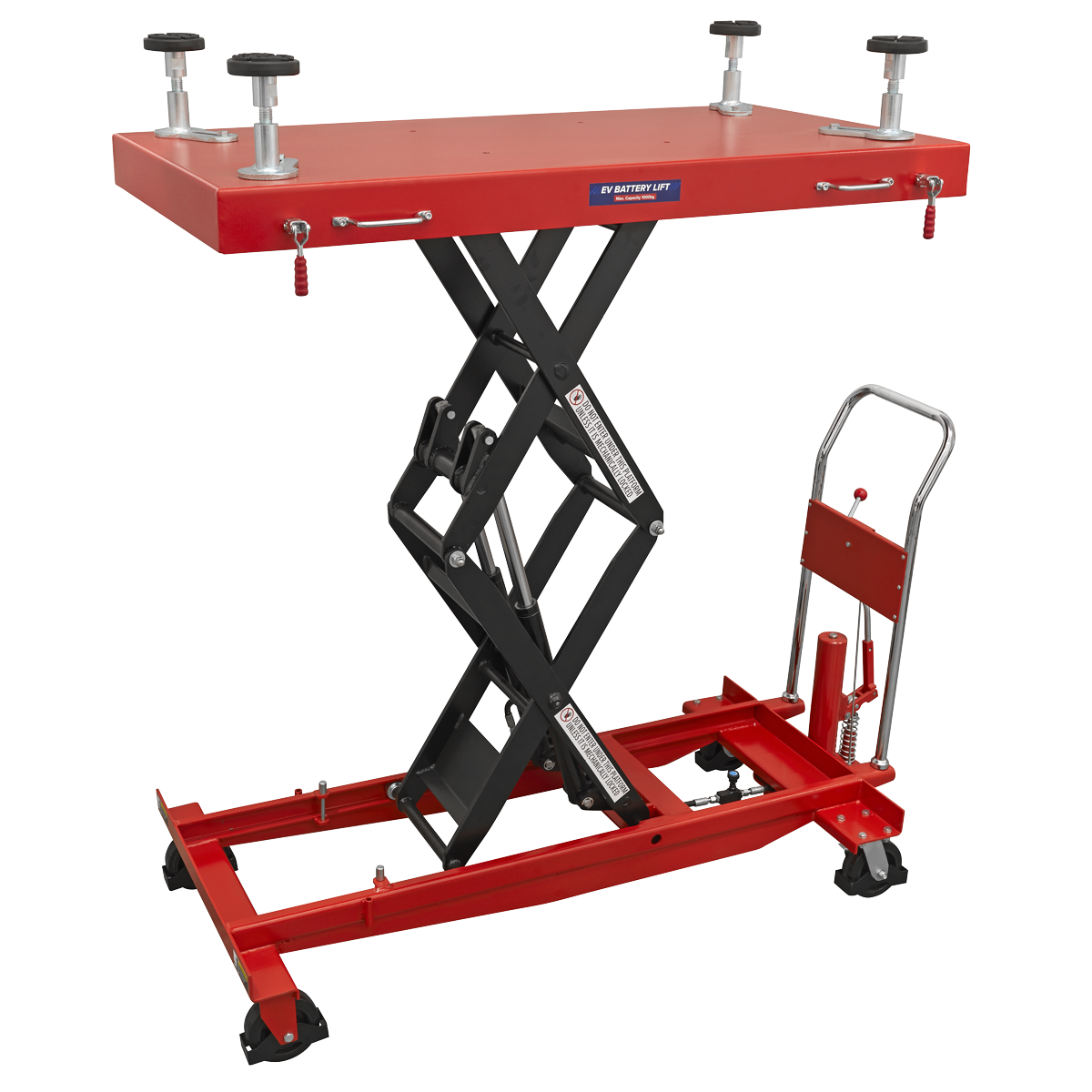 High Lift EV Battery Lift/Hydraulic Platform Truck 1000kg Capacity