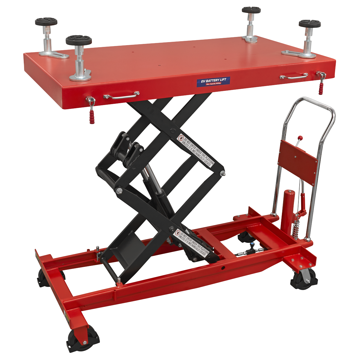 High Lift EV Battery Lift/Hydraulic Platform Truck 1000kg Capacity