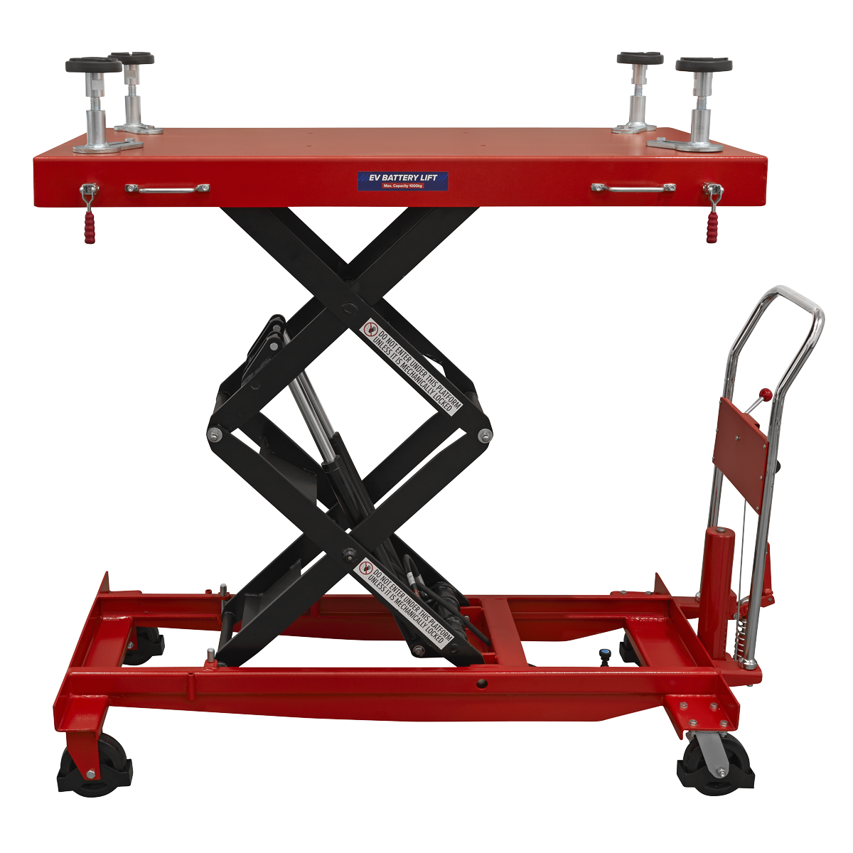 High Lift EV Battery Lift/Hydraulic Platform Truck 1000kg Capacity