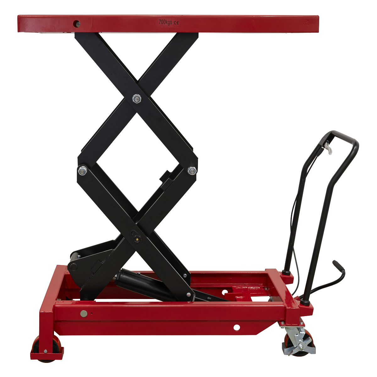 High Lift EV Battery Lift/Hydraulic Platform Truck 700kg Capacity