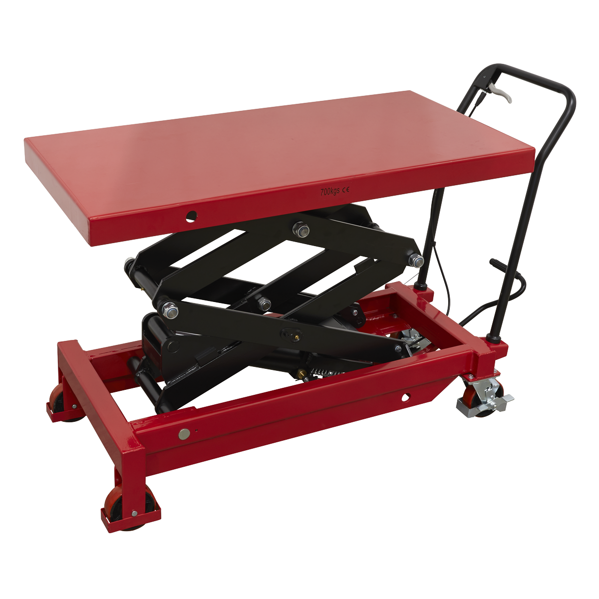 High Lift EV Battery Lift/Hydraulic Platform Truck 700kg Capacity