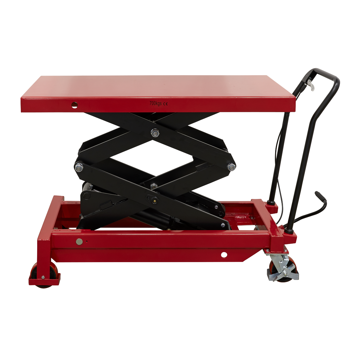 High Lift EV Battery Lift/Hydraulic Platform Truck 700kg Capacity