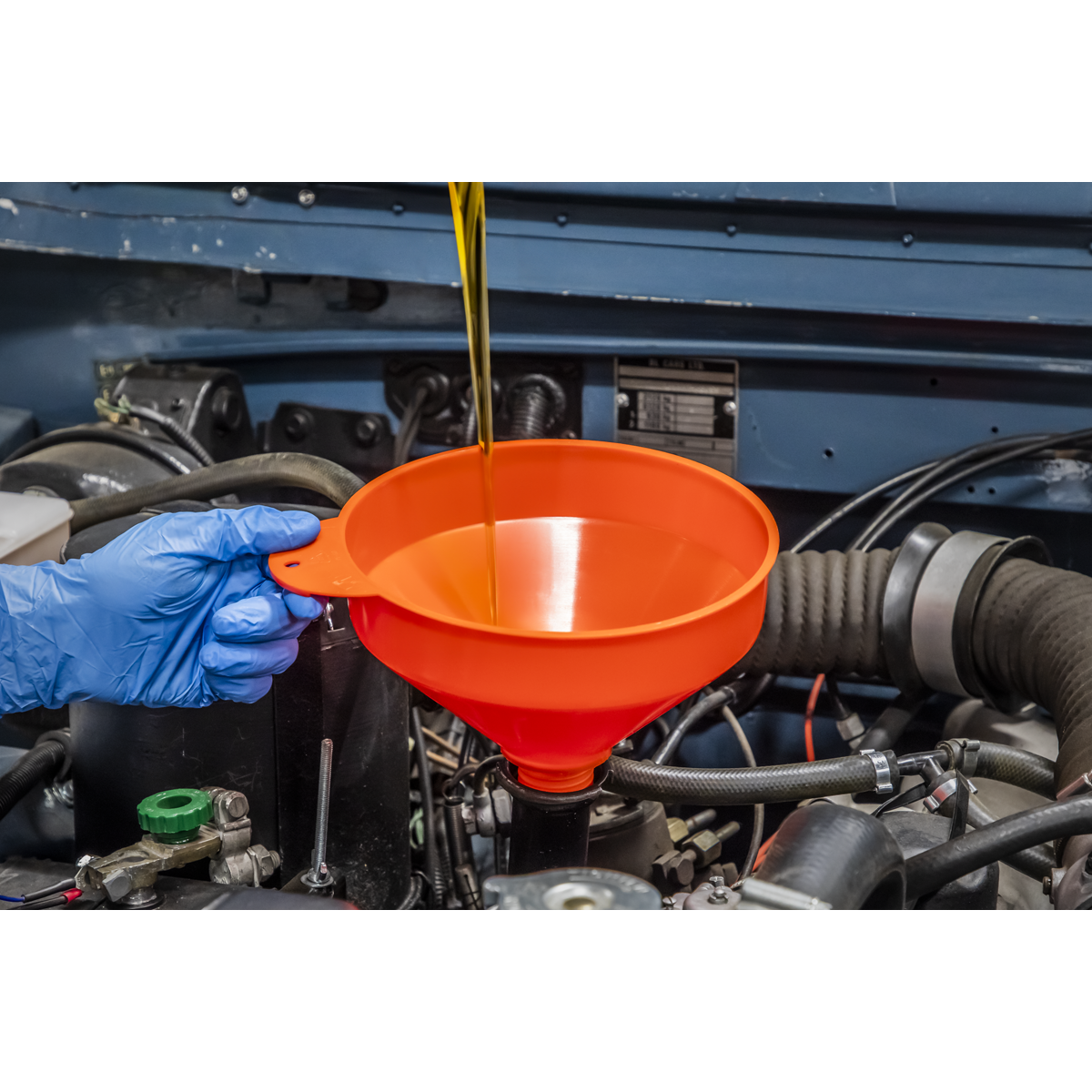 Fixed Spout Funnel with Filter 200mm - Medium