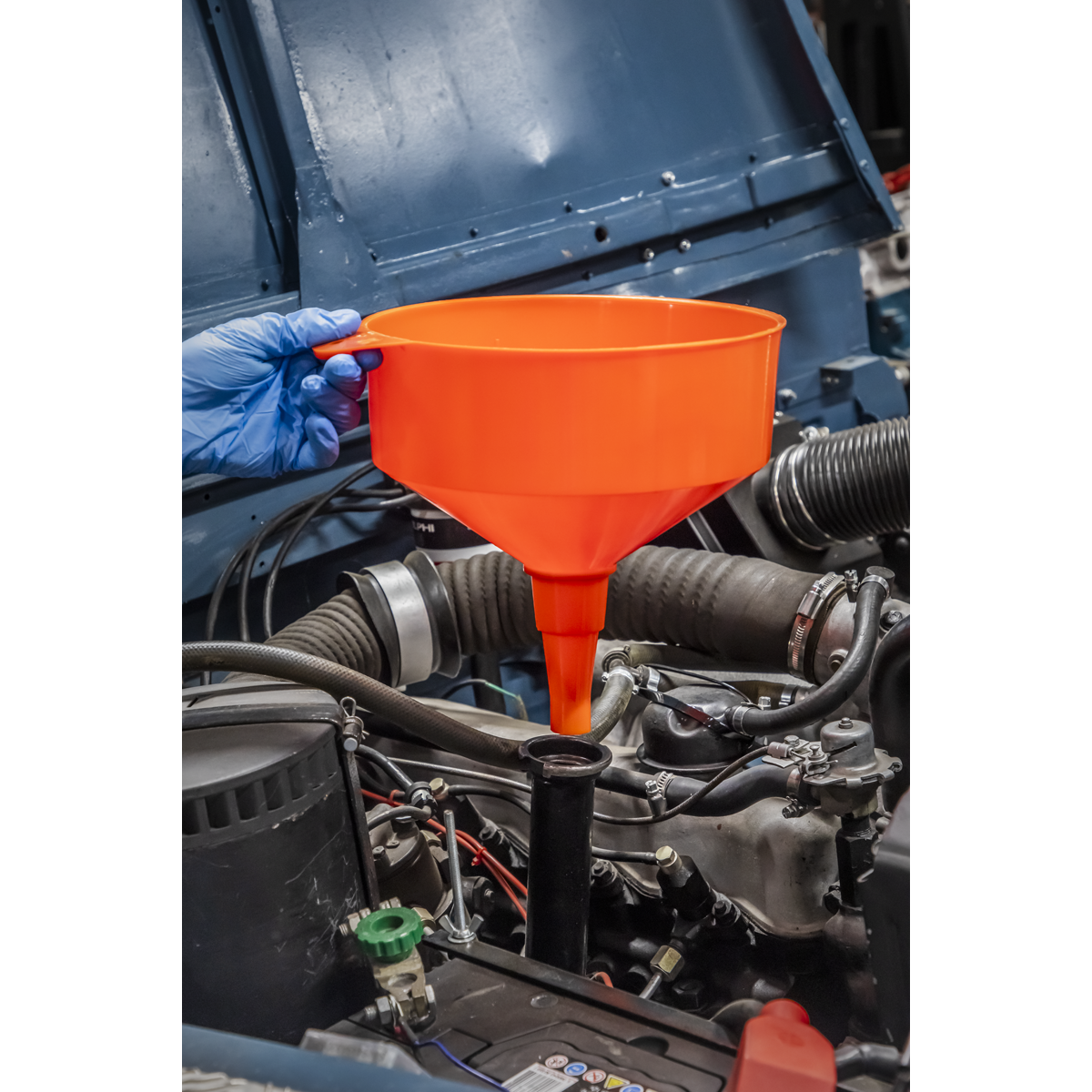 Fixed Spout Funnel with Filter 250mm - Large