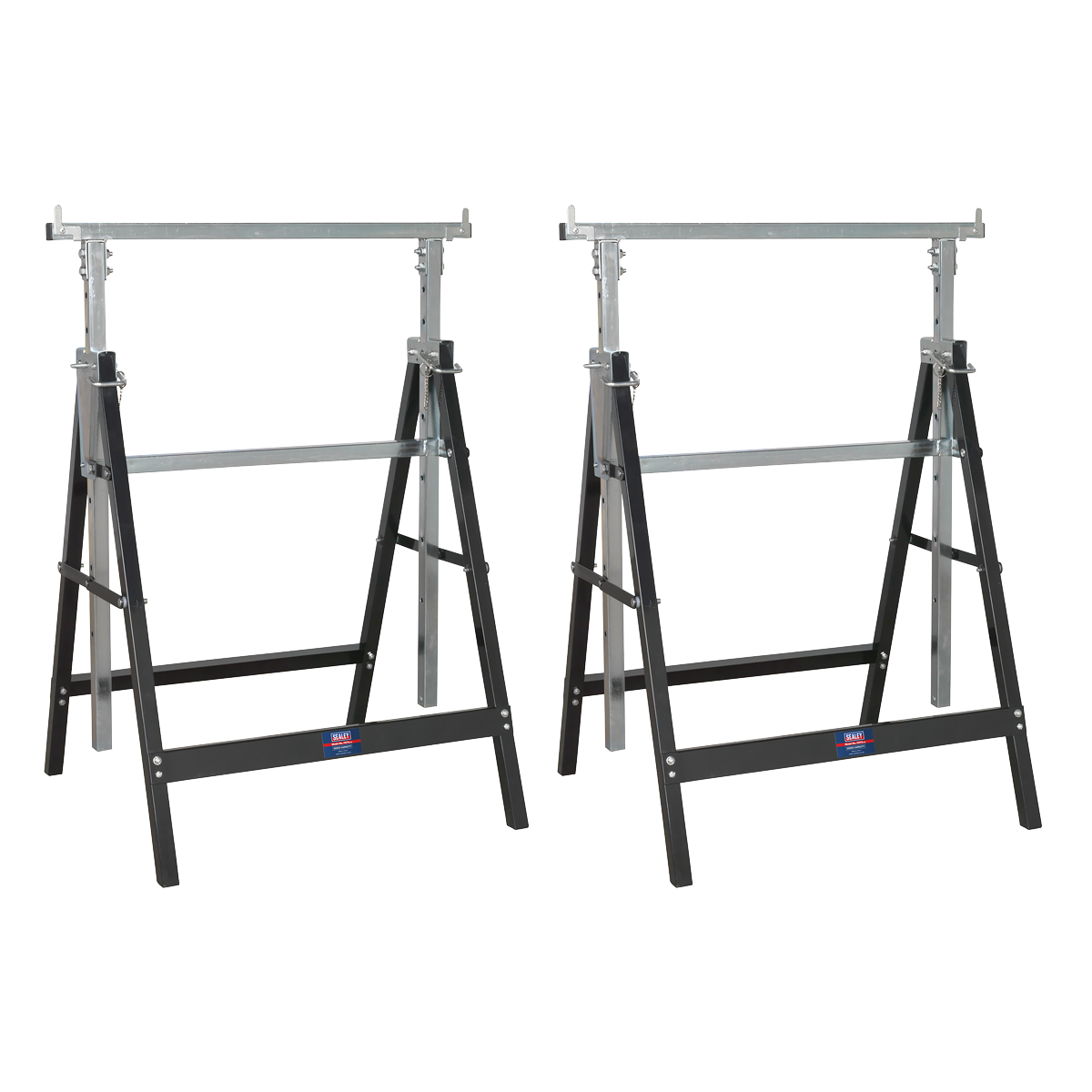 Fold Down Telescopic Trestle 200kg Capacity - Pair