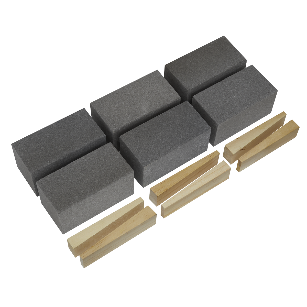 Worksafe® 50 x 50 x 100mm Floor Grinding Block - Pack of 6