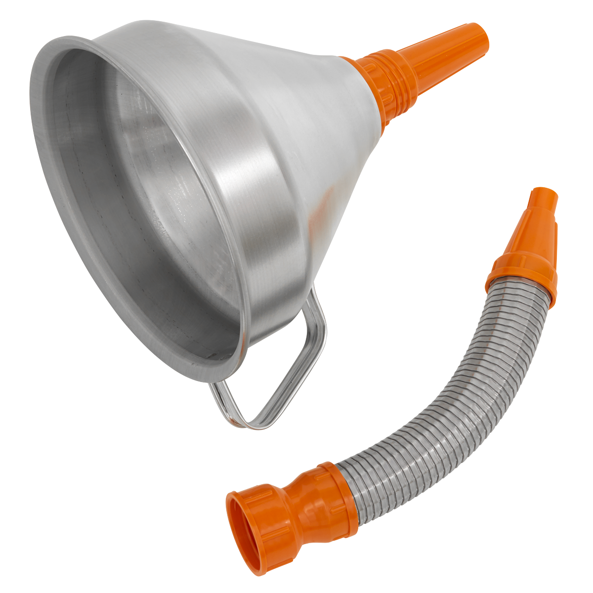 Metal Flexible Spout Funnel with Filter 200mm