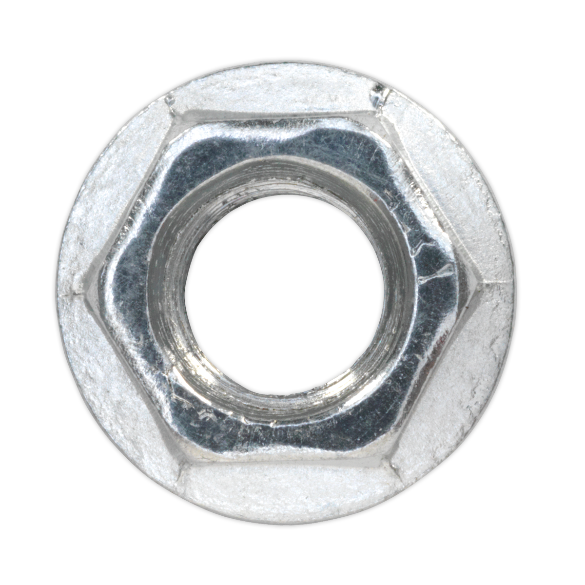 Zinc Plated Serrated Flange Nut M8 - Pack of 100