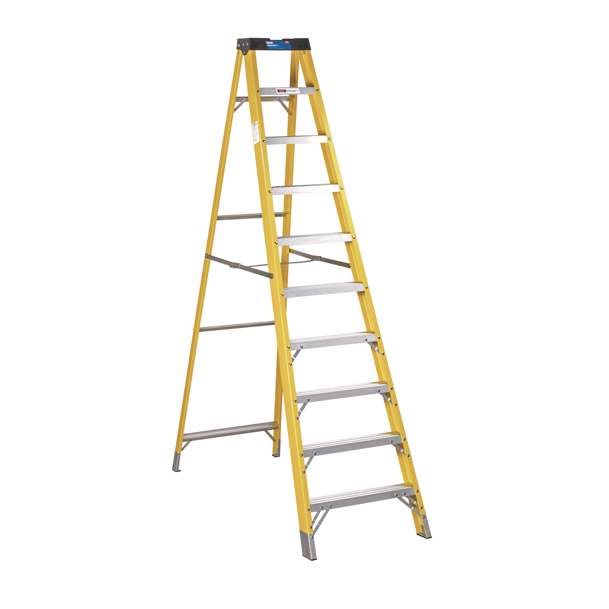 Fibreglass Step Ladder 9-Tread - BS EN 131