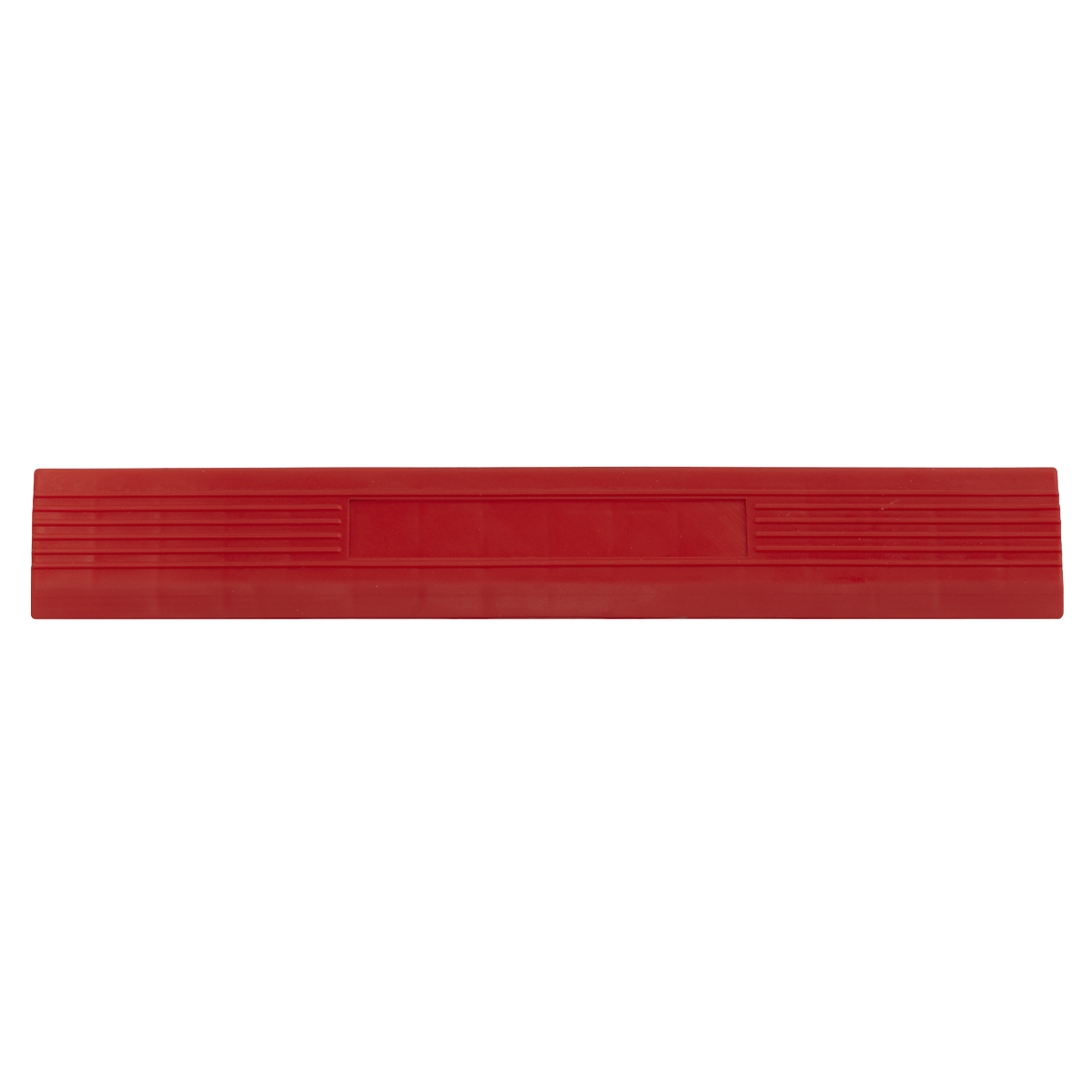 Polypropylene Floor Tile Edge 400 x 60mm, Red Male - Pack of 6