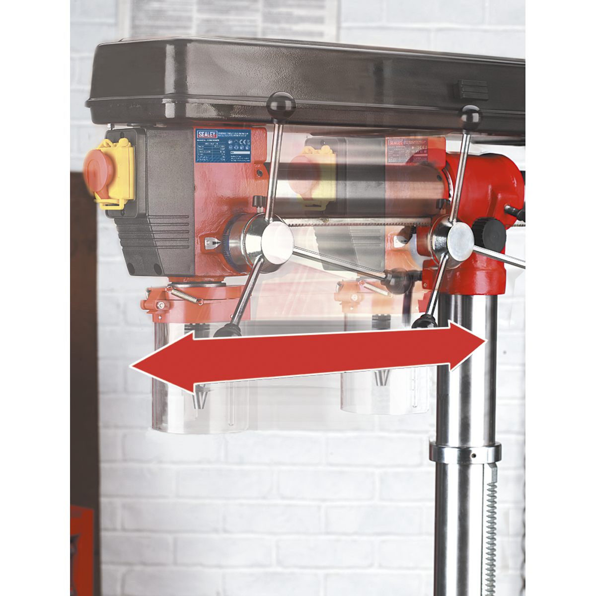 Floor Standing Radial Pillar Drill 5-Speed 550W/230V