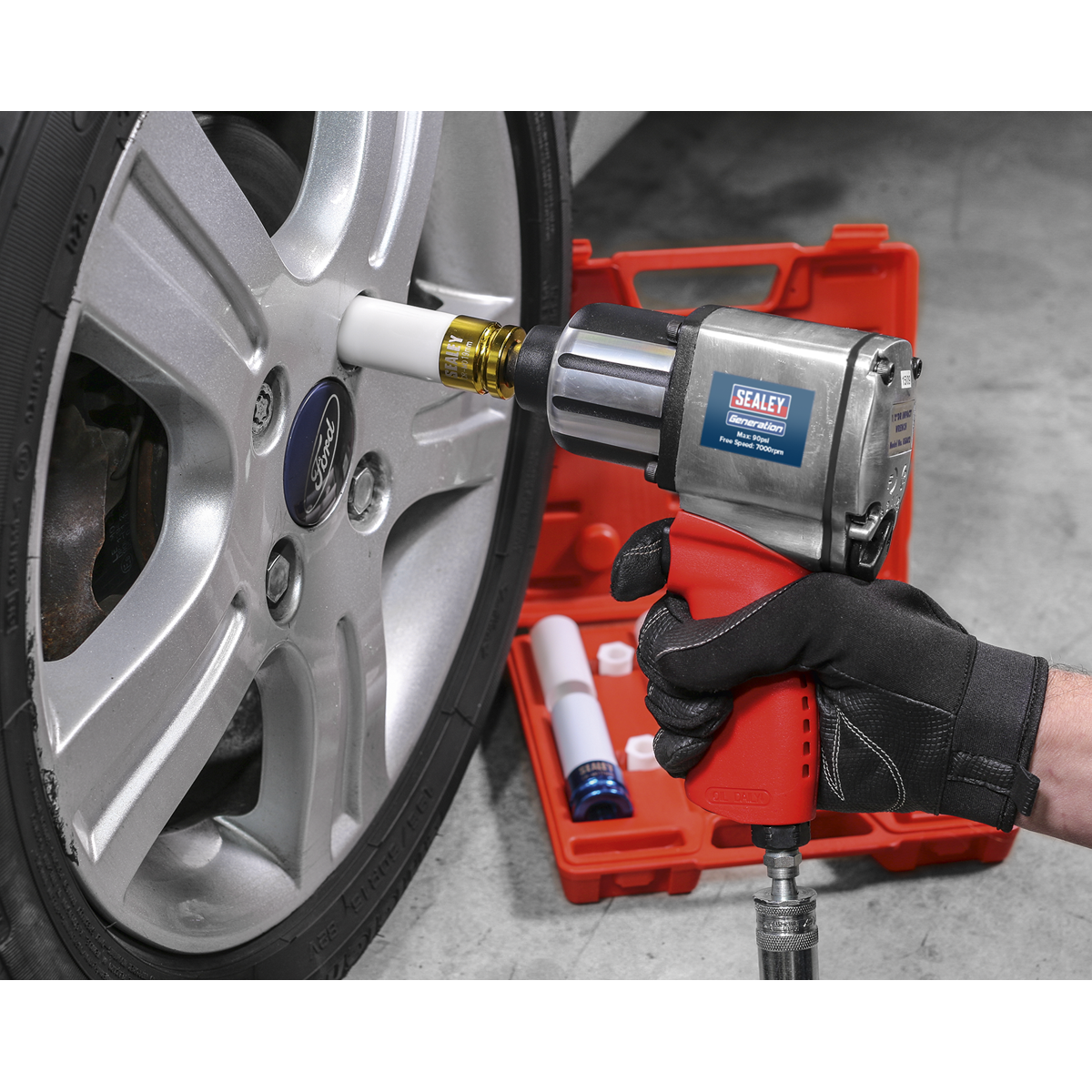 Generation Twin Hammer Air Impact Wrench 1/2"Sq Drive