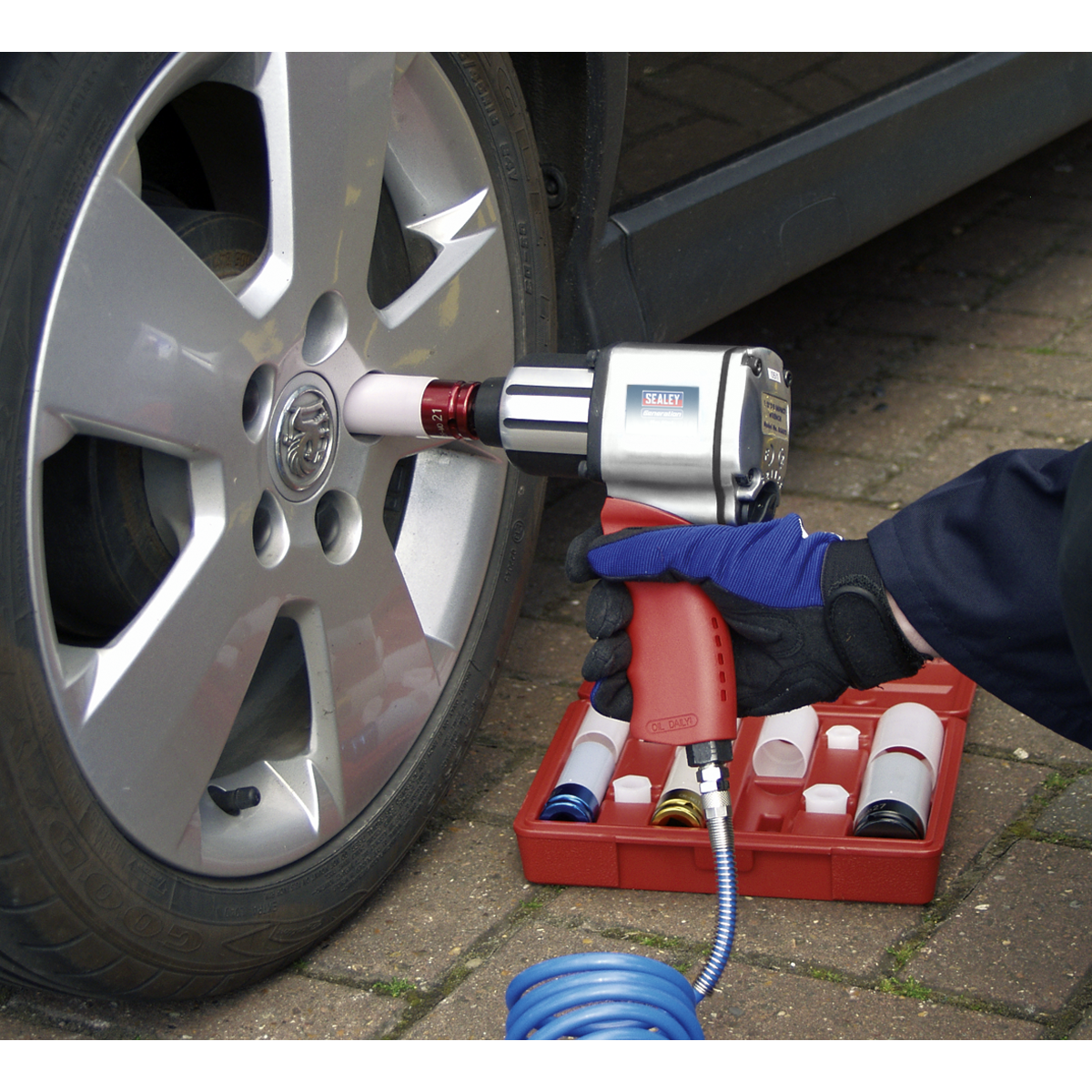Generation Twin Hammer Air Impact Wrench 1/2"Sq Drive