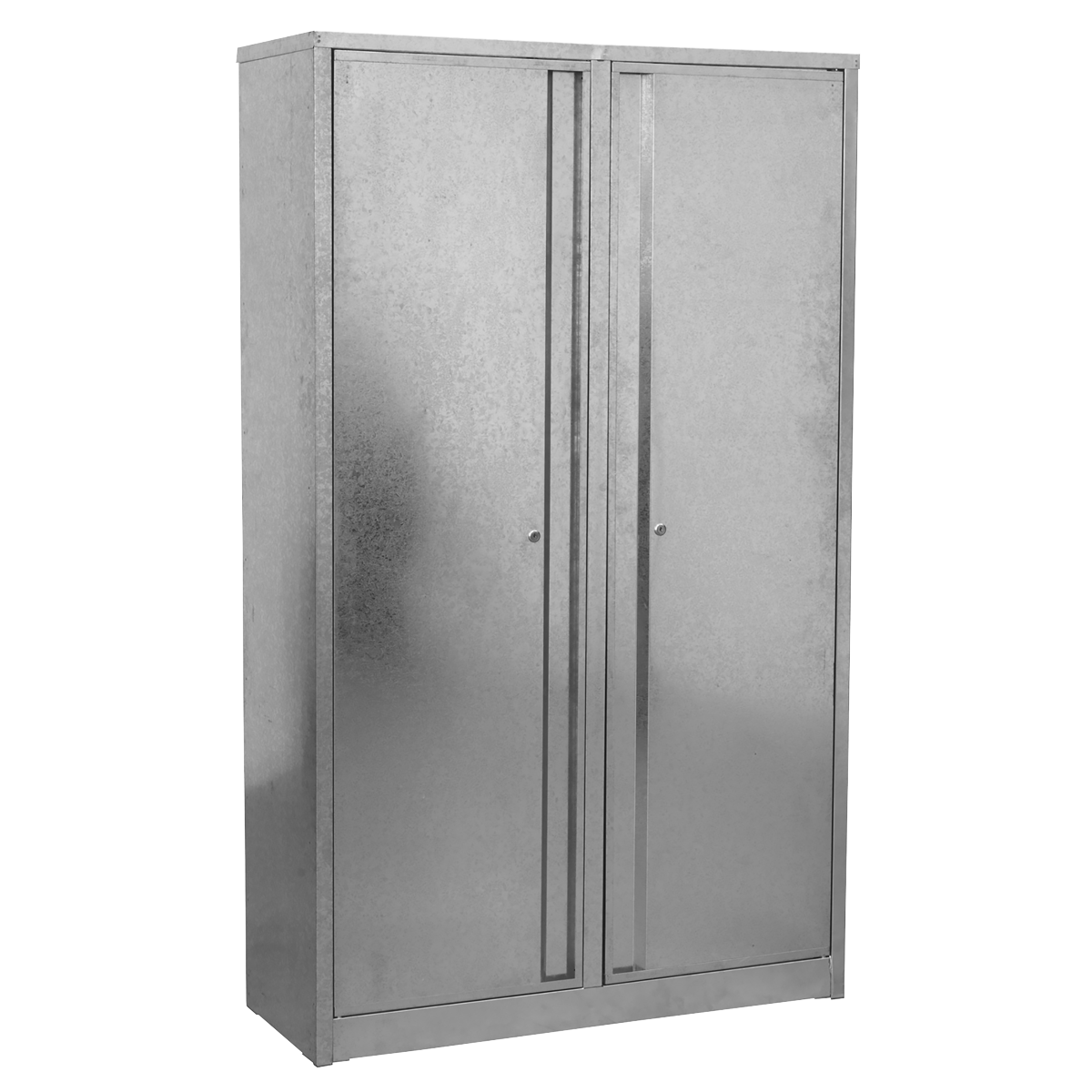 4-Shelf Galvanized Steel Floor Cabinet - Extra-Wide