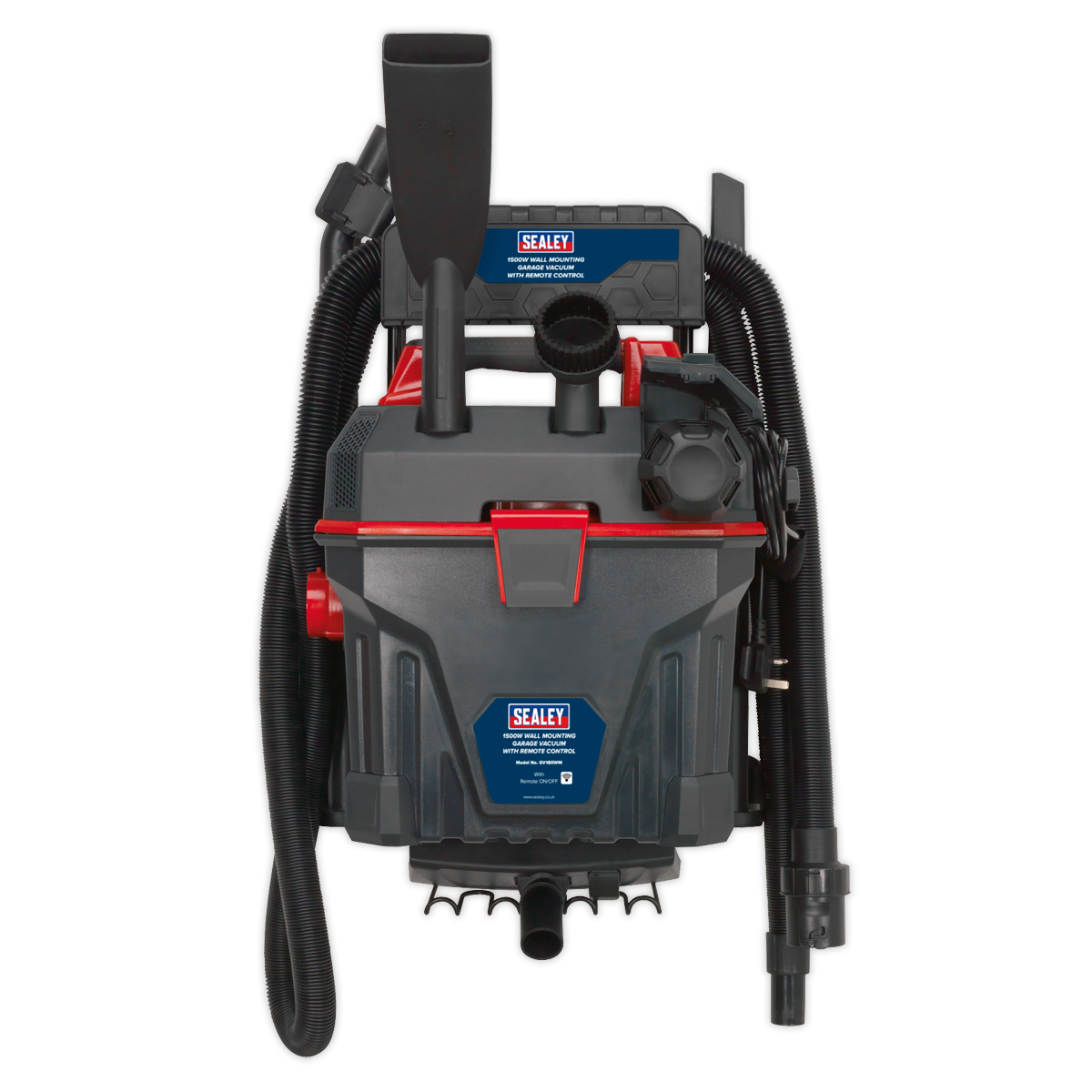 Wall Mounting Garage Vacuum with Remote Control 1500W