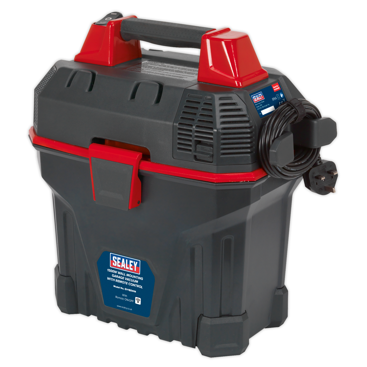 Wall Mounting Garage Vacuum with Remote Control 1500W