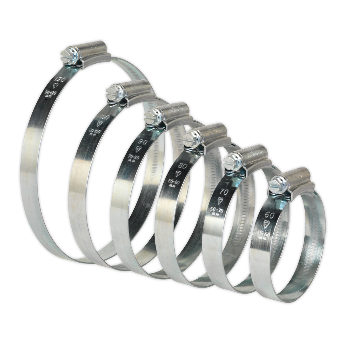 HI-GRIP® Zinc Plated Hose Clip