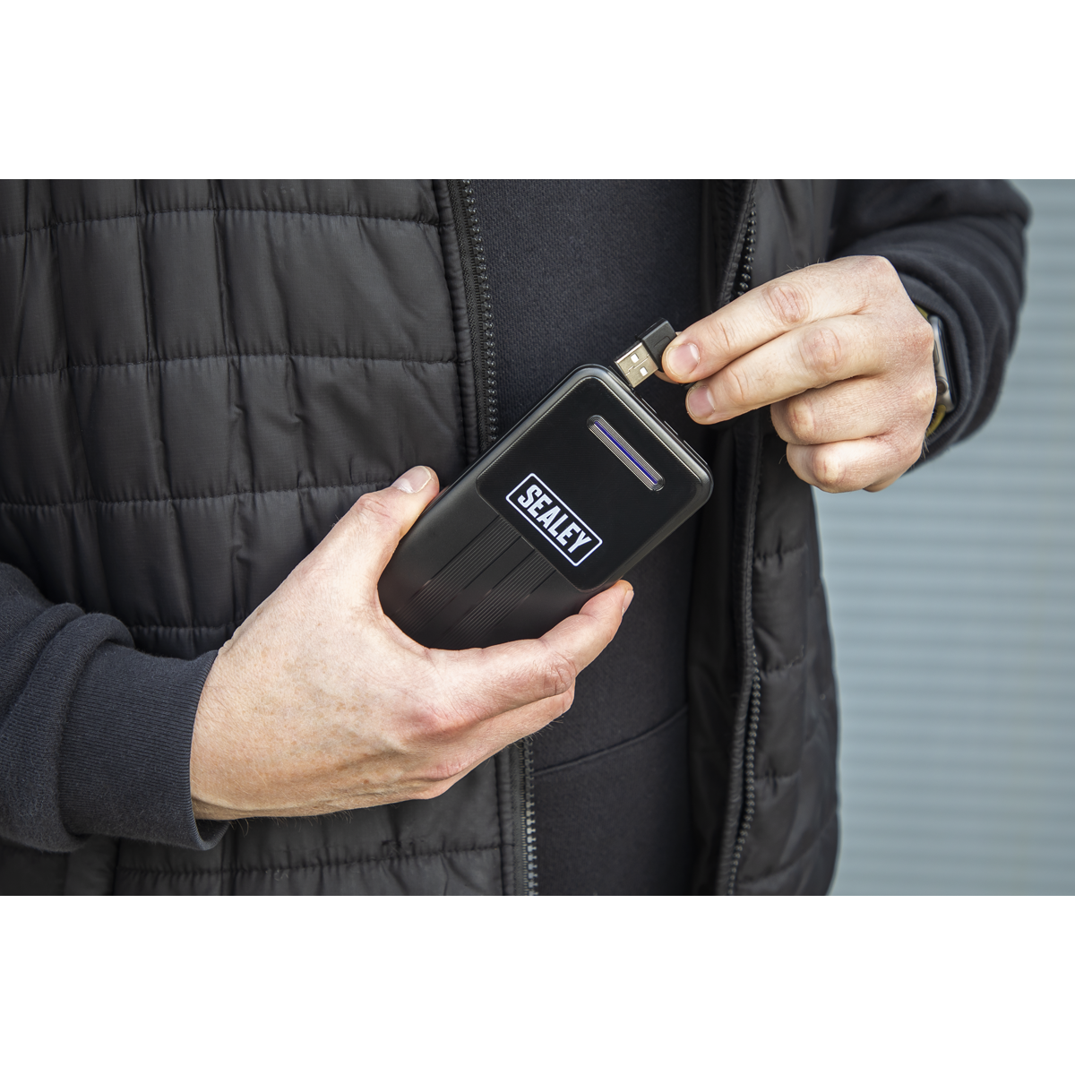 5V Heated Puffy Gilet with Power Bank 20Ah - 44" to 52" Chest