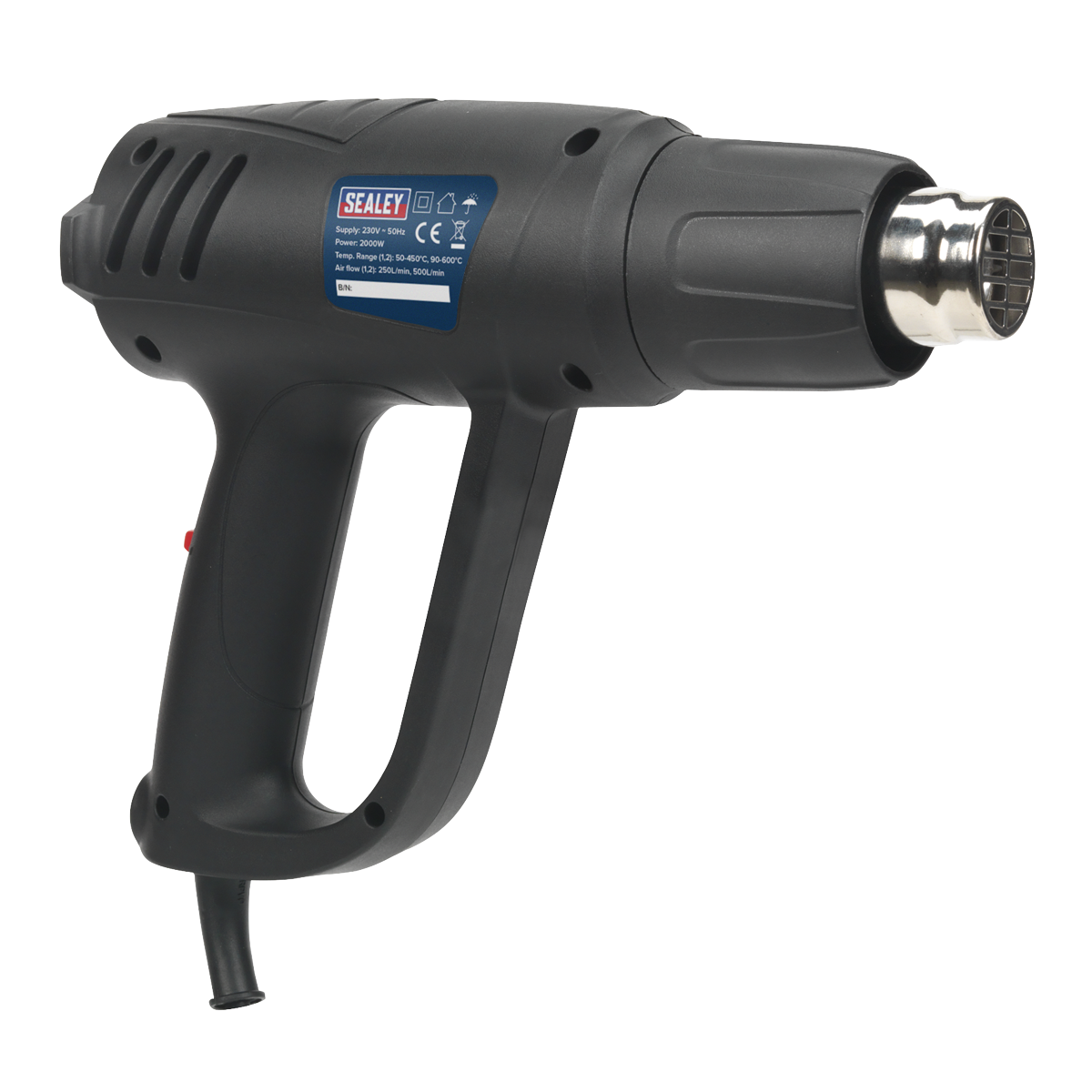 2000W Variable Temperature Heat Gun Kit 50-450°C/90-600°C