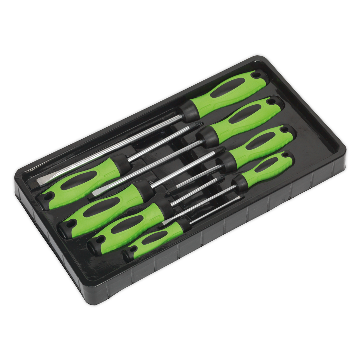 Premier Screwdriver Set 8pc - Hi-Vis Green