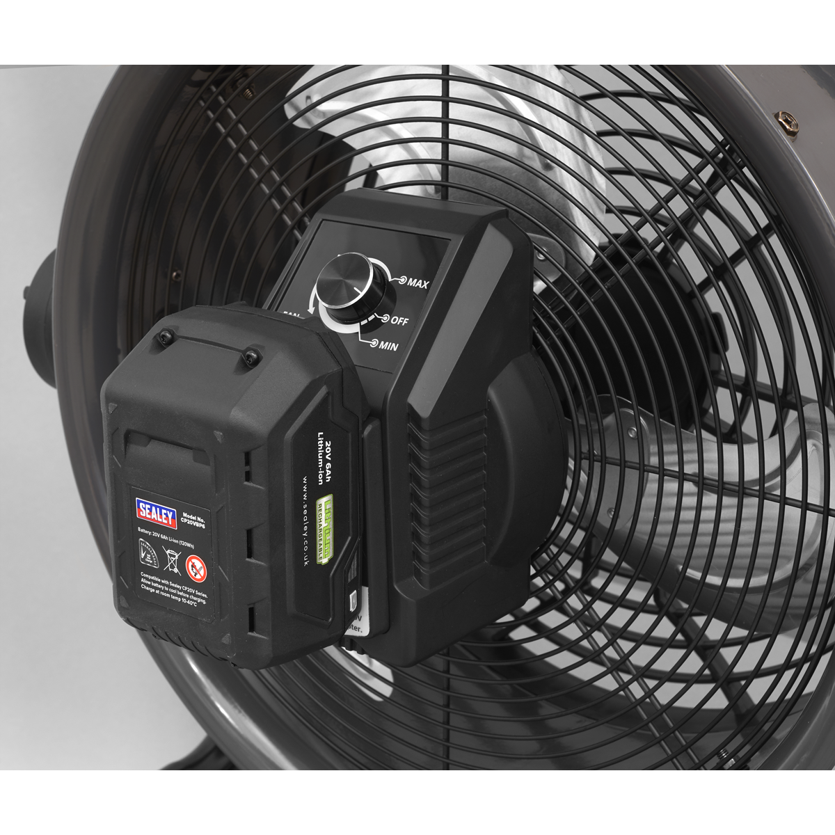16" High Velocity Drum Fan 20V/230V