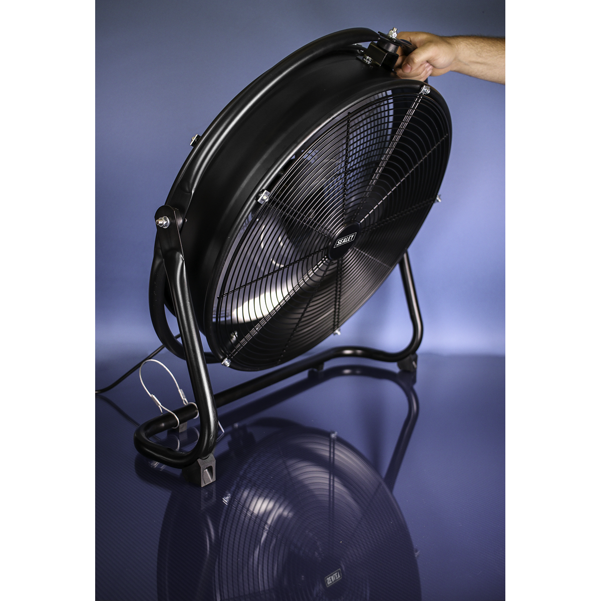 Industrial High Velocity Orbital Drum Fan 230V