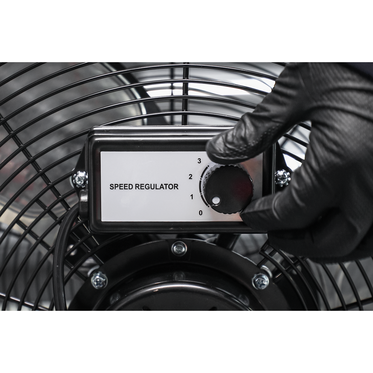 Industrial High Velocity Orbital Drum Fan 230V