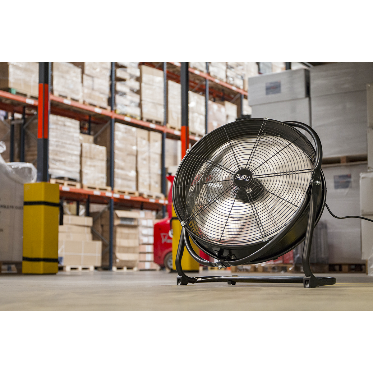 Industrial High Velocity Orbital Drum Fan 230V