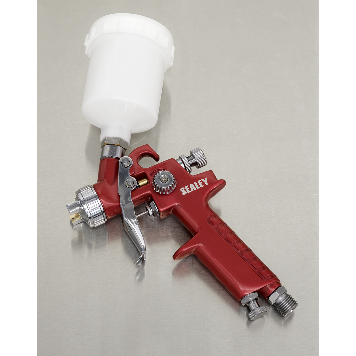 Workshop Series HVLP Gravity Feed Touch-Up Spray Gun 0.8mm Set-Up