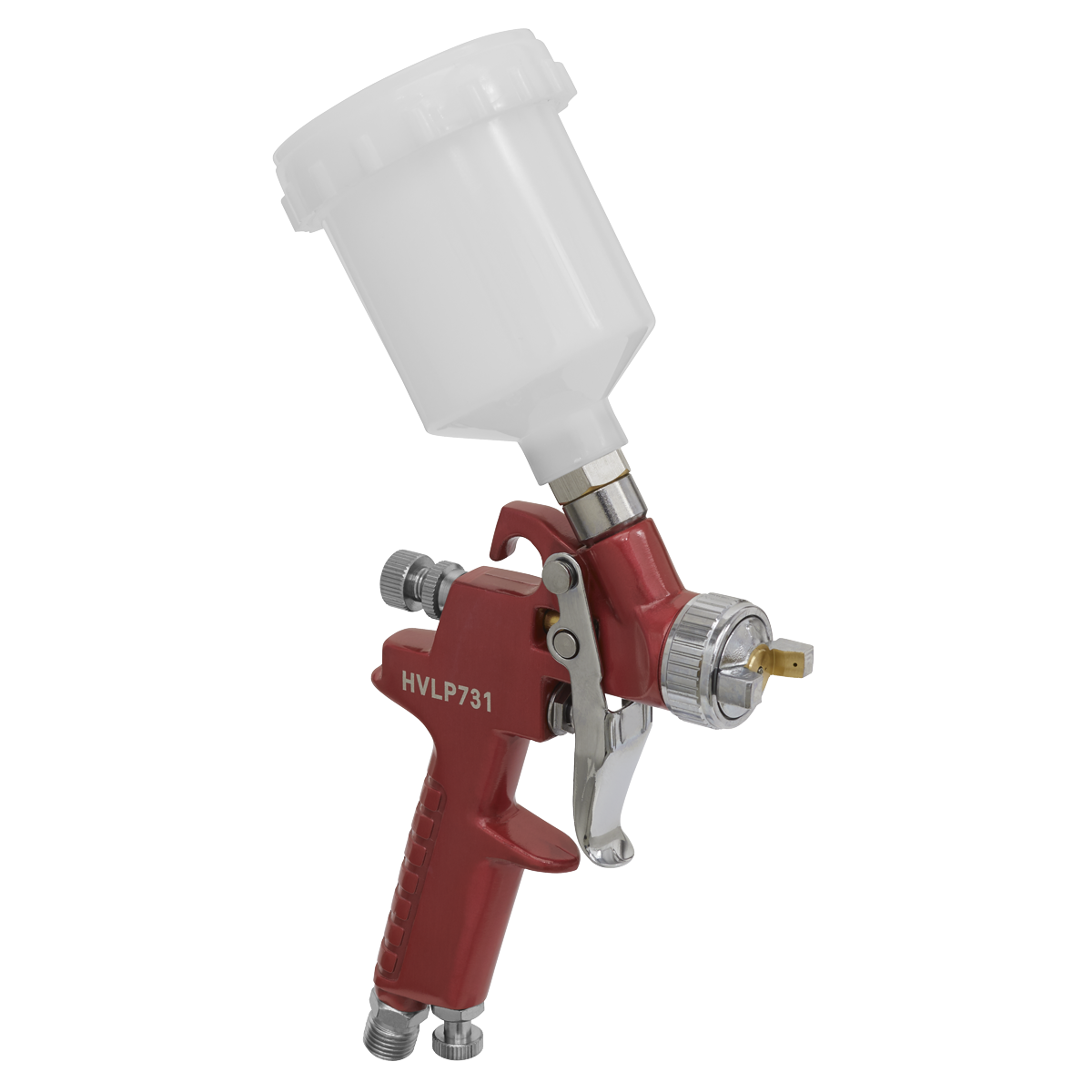 Workshop Series HVLP Gravity Feed Touch-Up Spray Gun 0.8mm Set-Up