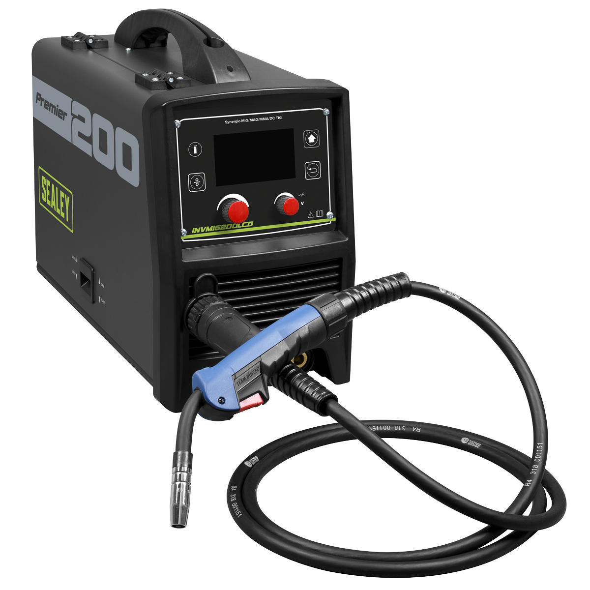 Premier MIG, TIG & MMA Inverter Welder with LCD Screen 200A
