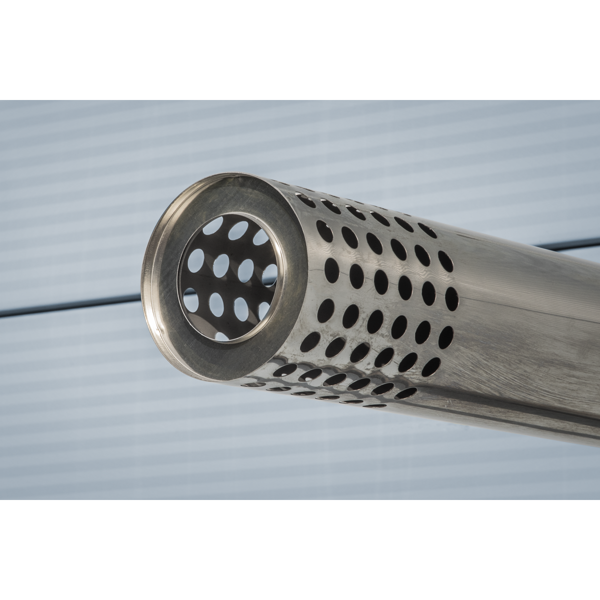 Stainless Steel Exhaust/Flue End Pipe for IR13/IR16 100mm 900mm