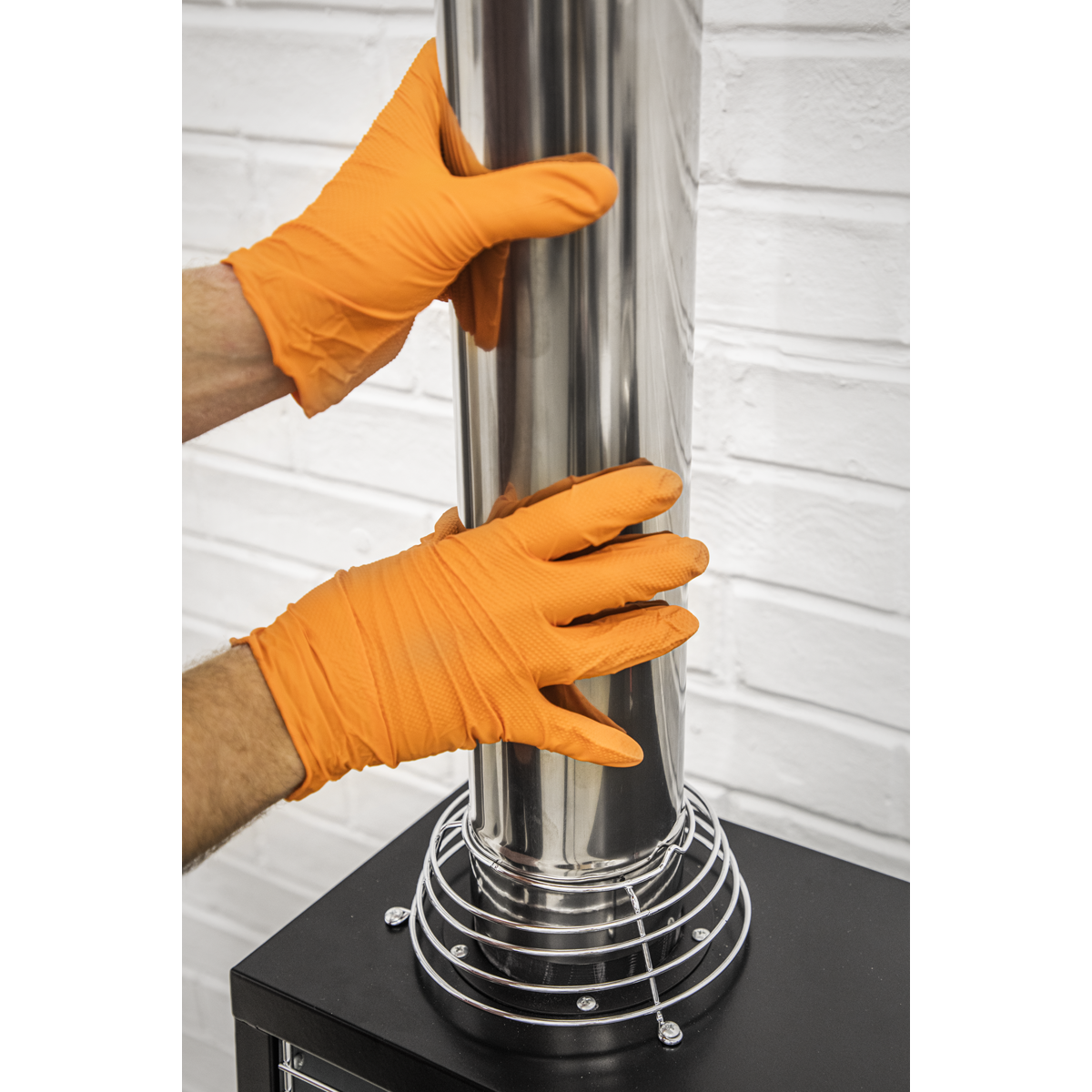 Stainless Steel Exhaust/Flue Extension Pipe for IR13/IR16 100mm 1000mm