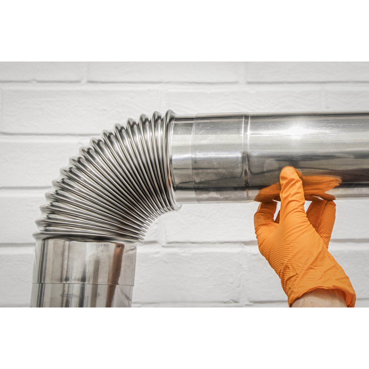 Stainless Steel Exhaust/Flue Extension Pipe for IR13/IR16 100mm 1000mm