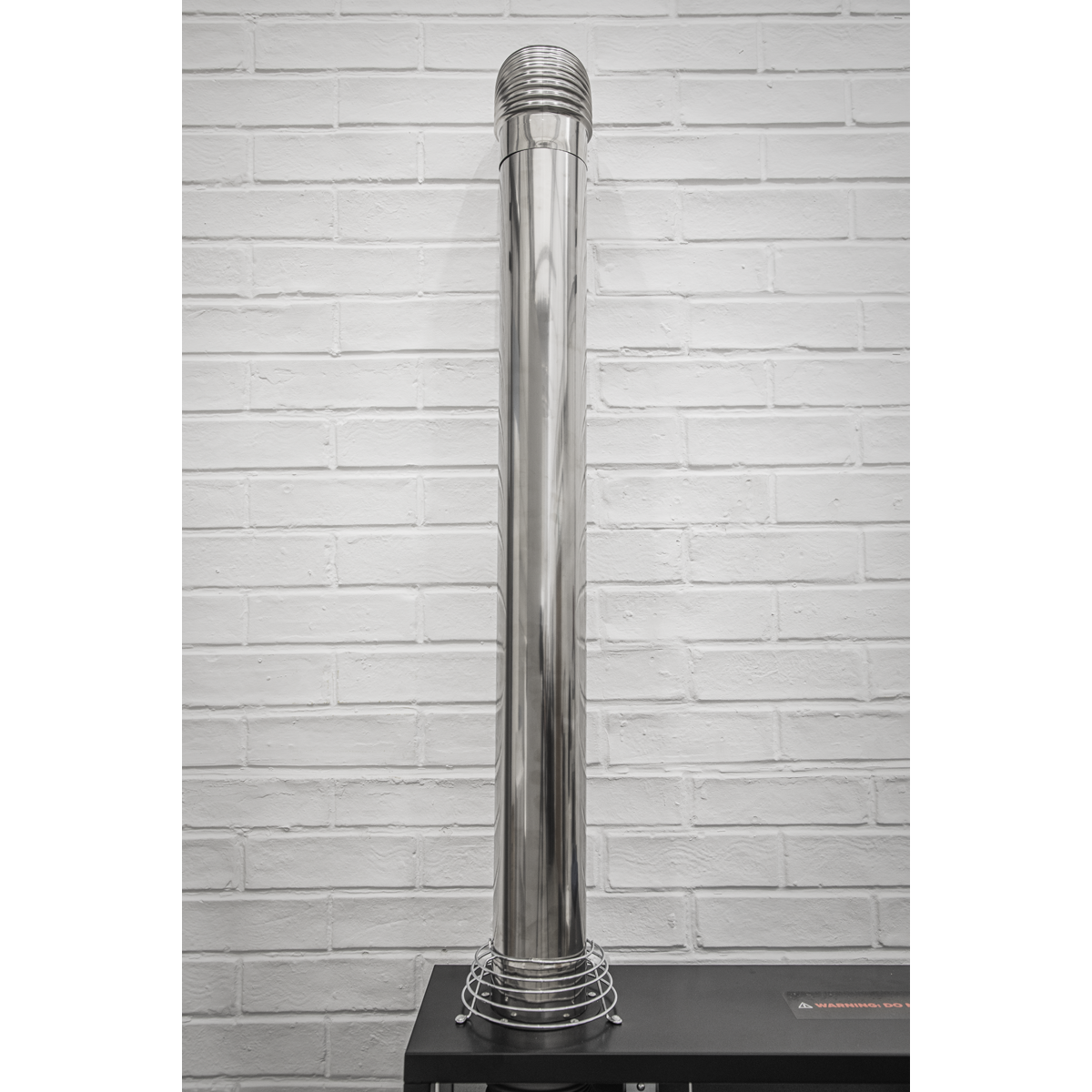 Stainless Steel Exhaust/Flue End Pipe for IR13/IR16 100mm 900mm